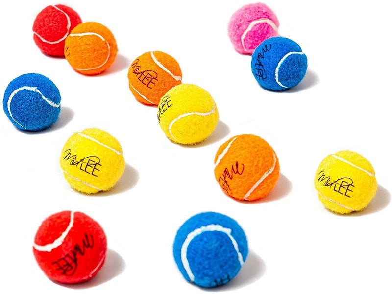 Midlee 1.5" Mini Dog Tennis Balls Bulk Set of 25 Assorted Colors - Image 3